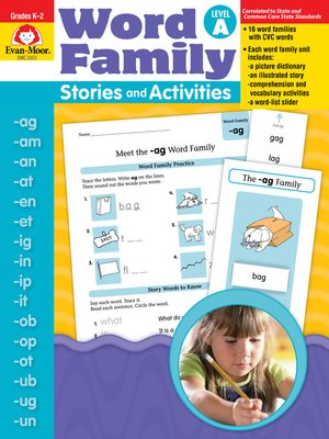 cover image of Word Family Stories and Activities, Grades K-2 (Level A)